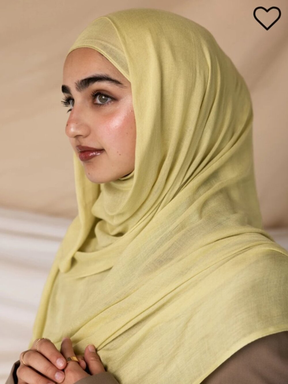 Vela Citrus Zest Double Modal Hijab New With Tags